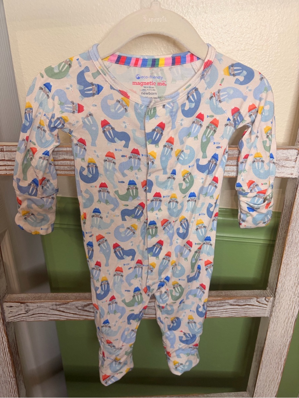 🦭 Magnetic Me Captain Wally Convertible Coverall Newborn Modal